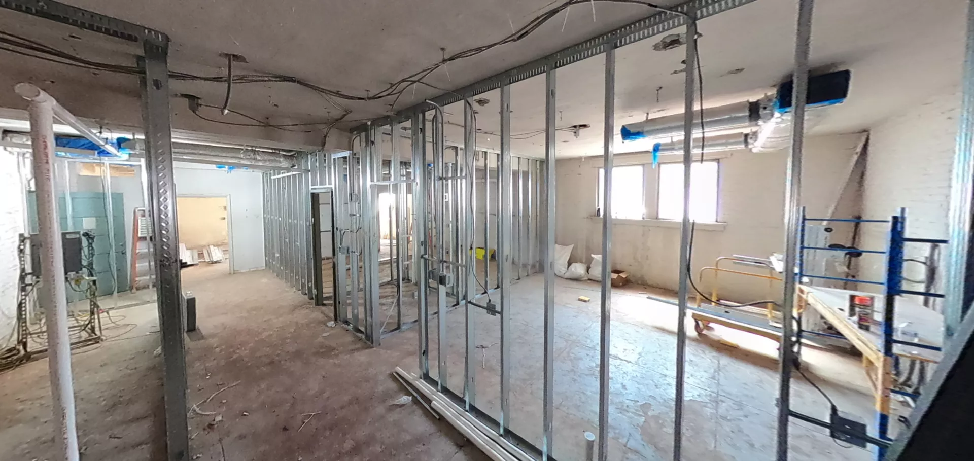 Inside view of walls of Portland